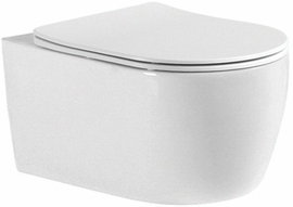 Унитаз подвесной Aquanet Smart Rimless LX-1106, безободковый, сиденье микролифт - фото, отзывы, цена