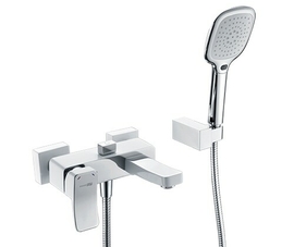 Смеситель Wasserkraft Aller 1061 White для ванны, с коротким изливом - фото, отзывы, цена