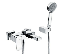 Смеситель Wasserkraft Aller 1061 для ванны, с коротким изливом - фото, отзывы, цена