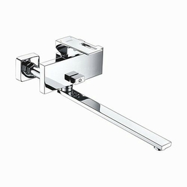 Смеситель Wasserkraft Alme 1502L для ванны, с длинным изливом - фото, отзывы, цена