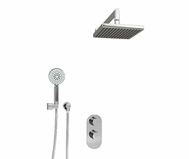 Встраиваемый комплект для душа с верхней душевой насадкой и лейкой Wasserkraft Thermo, A16028 Thermo - фото, отзывы, цена