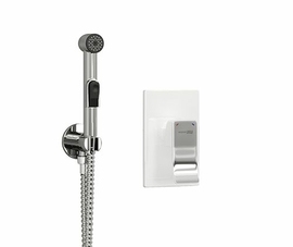 Встраиваемый комплект для биде со шлангом 120 см Wasserkraft, A010657WHITE - фото, отзывы, цена