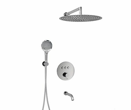 Встраиваемый комлплект для ванны с верхней душевой насадкой, лейкой и изливом Wasserkraft, A175817 - фото, отзывы, цена