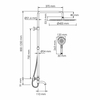 Душевой комплект с термостатическим смесителем Wasserkraft Thermo, A188.117.127.010.CH Thermo - фото, отзывы, цена
