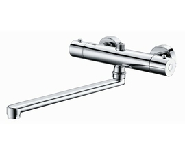 Смеситель Wasserkraft Berkel 4822L Thermo для ванны, термостатический, с длинным изливом - фото, отзывы, цена