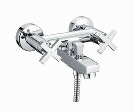 Смеситель Wasserkraft Weser 7801 для ванны, с коротким изливом - фото, отзывы, цена