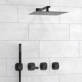 Встраиваемый комплект для душа с верхней душевой насадкой и лейкой Wasserkraft Nuthe, A9151.265.315.219.162.327.242.217 - фото, отзывы, цена