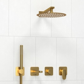 Встраиваемый комплект для ванны с верхней душевой насадкой, лейкой Wasserkraft Havel, A3651.283.284.180.259.285.194.286 - фото, отзывы, цена