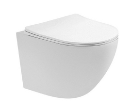 Унитаз подвесной Aquatek Европа AQ1900T-00, безободковый, смыв TORNADO, тонкое сиденье микролифт - фото, отзывы, цена