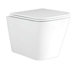 Унитаз подвесной безободковый Aquatek Дельта, тонкое сиденье микролифт, AQ1911-00 - фото, отзывы, цена