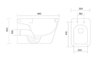 Унитаз подвесной безободковый Aquatek Дельта, тонкое сиденье микролифт, AQ1911-00 - фото, отзывы, цена