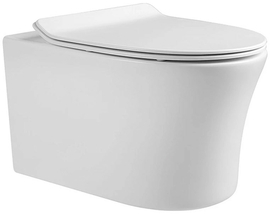 Унитаз подвесной Aquatek Ника AQ2009-00 безободковый, с быстросъемным сиденьем Soft Close - фото, отзывы, цена