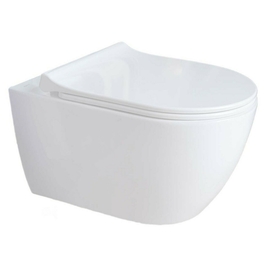 Унитаз подвесной Aquatek Поларис AQ0700-001, смыв Tornado, тонкое сиденье с микролифтом - фото, отзывы, цена