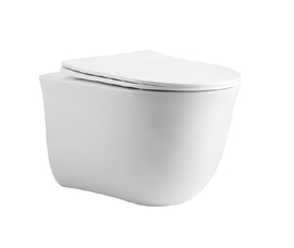 Унитаз-компакт подвесной безободковый Aquatek Классик AQ1112T-00 Tornado, тонкое сиденье с микролифтом - фото, отзывы, цена