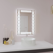 Зеркало Милания Блюз 600х600, с подсветкой, MLP-1-01-0014 - фото, отзывы, цена