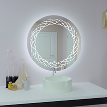 Зеркало Милания Вилена 600х600, с подсветкой, MLC-1-01-0058 - фото, отзывы, цена