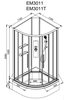 Душевая кабина AvaCan EM3011NT без крыши, прозрачная - фото, отзывы, цена