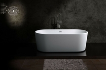 Акриловая ванна Art & Max 170х75 AM-525-1700-745 отдельностоящая со сливом-переливом - фото, отзывы, цена