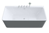 Акриловая ванна Art & Max 180х80 AM-601-1795-795 пристенная со сливом-переливом - фото, отзывы, цена