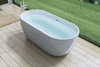 Акриловая ванна Art & Max 150х75 AM-518-1500-780 отдельностоящая со сливом-переливом - фото, отзывы, цена
