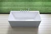 Акриловая ванна Art & Max 180х80 AM-601-1795-795 пристенная со сливом-переливом - фото, отзывы, цена