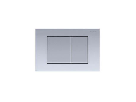Панель смыва Aquatek Хром матовая (клавиши квадрат) KDI-0000011 - фото, отзывы, цена