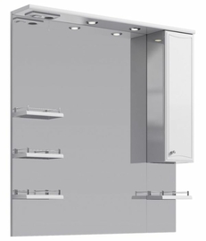 Зеркало Aqwella Barcelona 100 см, цвет белый - фото, отзывы, цена