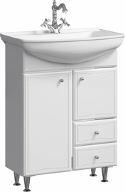 Напольная тумба Aqwella Barcelona 65 см, цвет белый - фото, отзывы, цена