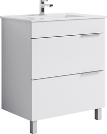 Напольная тумба Aqwella Brig 75 см, цвет белый - фото, отзывы, цена