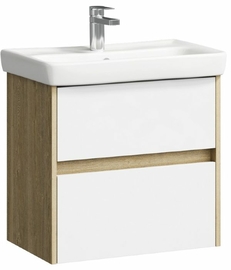 Подвесная тумба Aqwella City 60 см, цвет дерево тёмное - фото, отзывы, цена