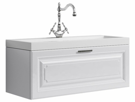 Подвесная тумба Aqwella Empire 100 см, цвет белый - фото, отзывы, цена