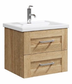 Подвесная тумба Aqwella Foster 70 см, цвет дерево светлое - фото, отзывы, цена