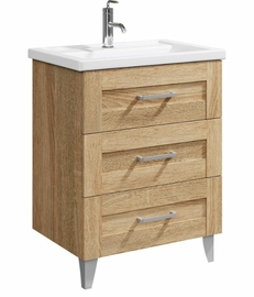 Напольная тумба Aqwella Foster 70 см, цвет дерево светлое - фото, отзывы, цена