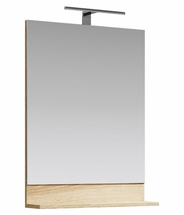 Зеркало Aqwella Foster 60 см, цвет дерево светлое - фото, отзывы, цена