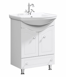 Напольная тумба Aqwella Franchesca 65 см, цвет белый - фото, отзывы, цена