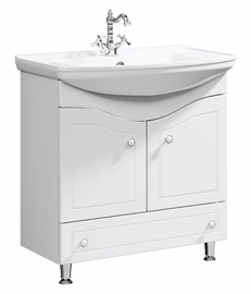 Напольная тумба Aqwella Franchesca 85 см, цвет белый - фото, отзывы, цена