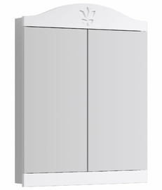 Зеркальный шкаф Aqwella Franchesca 65 см, цвет белый - фото, отзывы, цена