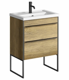 Напольная тумба Aqwella Fargo 60 см, цвет дерево тёмное - фото, отзывы, цена