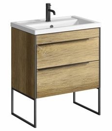 Напольная тумба Aqwella Fargo 70 см, цвет дерево тёмное - фото, отзывы, цена