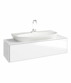 Подвесная тумба Aqwella Genesis 120 см, цвет белый - фото, отзывы, цена