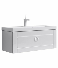 Подвесная тумба Aqwella Infinity 100 см, цвет белый - фото, отзывы, цена