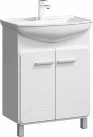 Напольная тумба Aqwella Corsica 65 см, цвет белый - фото, отзывы, цена