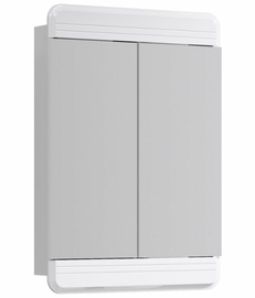 Зеркальный шкаф Aqwella Corsica 60 см, цвет белый - фото, отзывы, цена