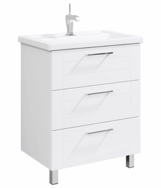 Напольная тумба Aqwella Manchester 70 см, цвет белый - фото, отзывы, цена