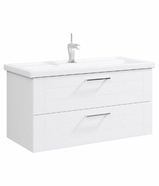 Подвесная тумба Aqwella Manchester 100 см, цвет белый - фото, отзывы, цена