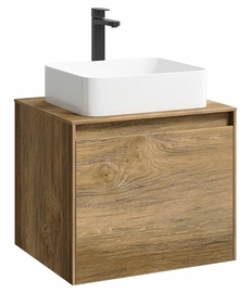 Подвесная тумба Aqwella Mobi 60 см, цвет дерево тёмное - фото, отзывы, цена