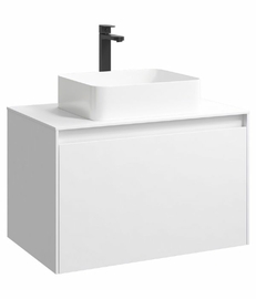 Подвесная тумба Aqwella Mobi 80 см, цвет белый - фото, отзывы, цена