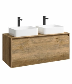 Подвесная тумба Aqwella Mobi 120 см, цвет дерево тёмное - фото, отзывы, цена