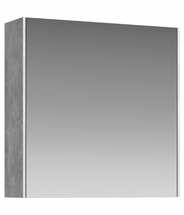 Зеркальный шкаф Aqwella Mobi 60 см, цвет бетон светлый - фото, отзывы, цена