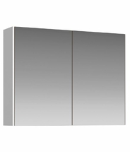 Зеркальный шкаф Aqwella Mobi 80 см, цвет белый - фото, отзывы, цена